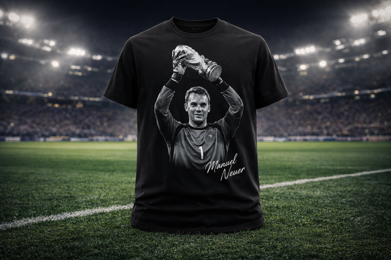 Manuel Neuer Champion Goalkeeper T-Shirt – Football Legend Tribute