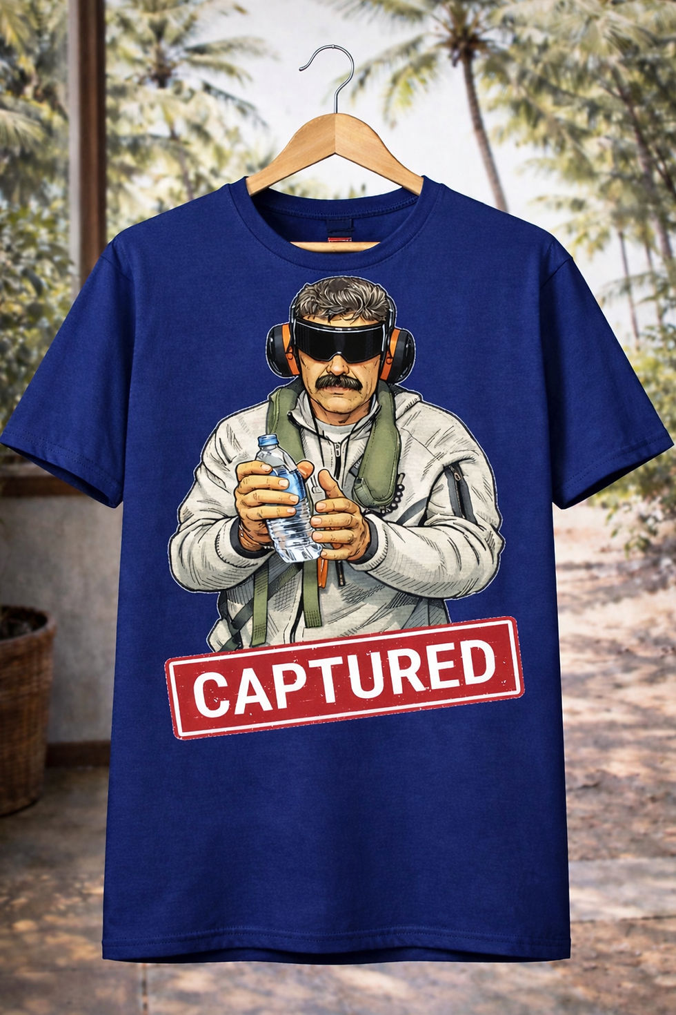 Thumbnail: MADURO CAPTURED Graphic T-Shirt – Bold. Tactical. Unstoppable.