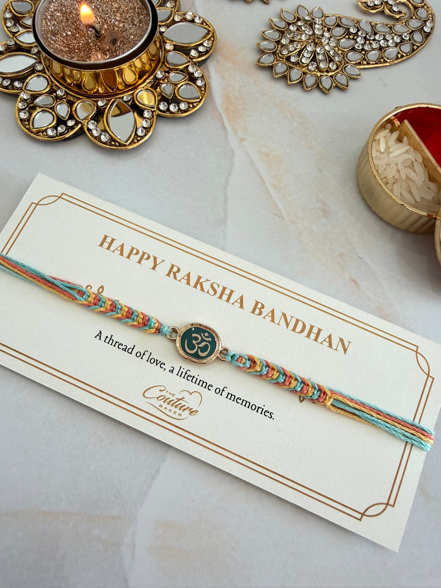 Pastel Om Rakhi