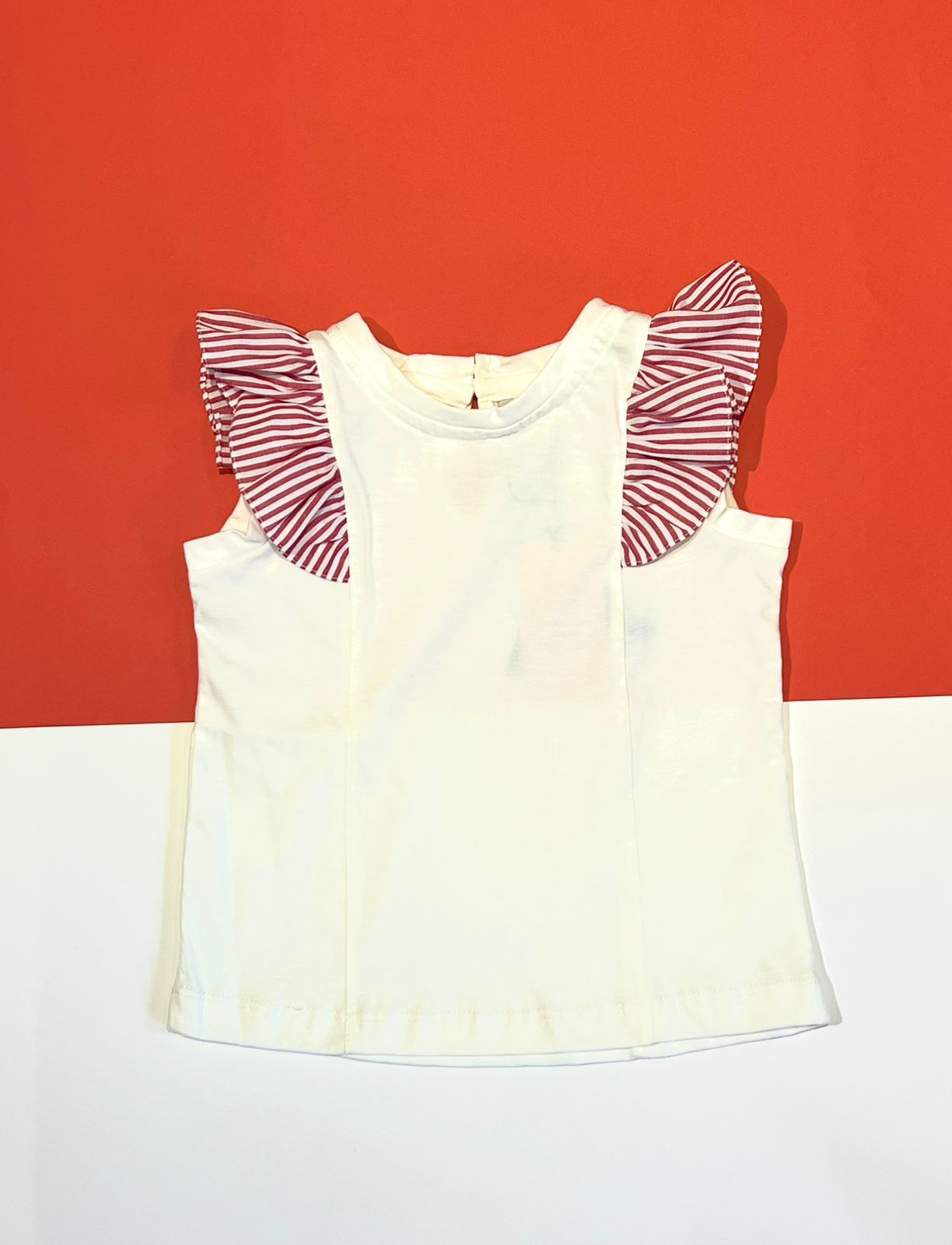 Blusa Antônio listra vermelha