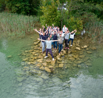 Équipe Seabubbles Lac Annecy Saint-Jorioz drone