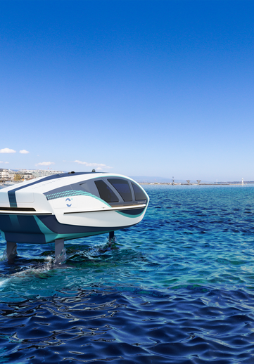 Bateau Seabubbles jet d'eau de Genève