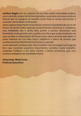 Miniatura: Lampejos poéticos - Jonilson Bogéa