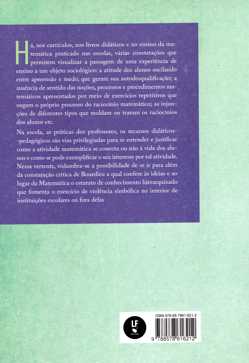 Miniatura: Estudos em Educação Matemática - abordagens didáticas e sociológicas