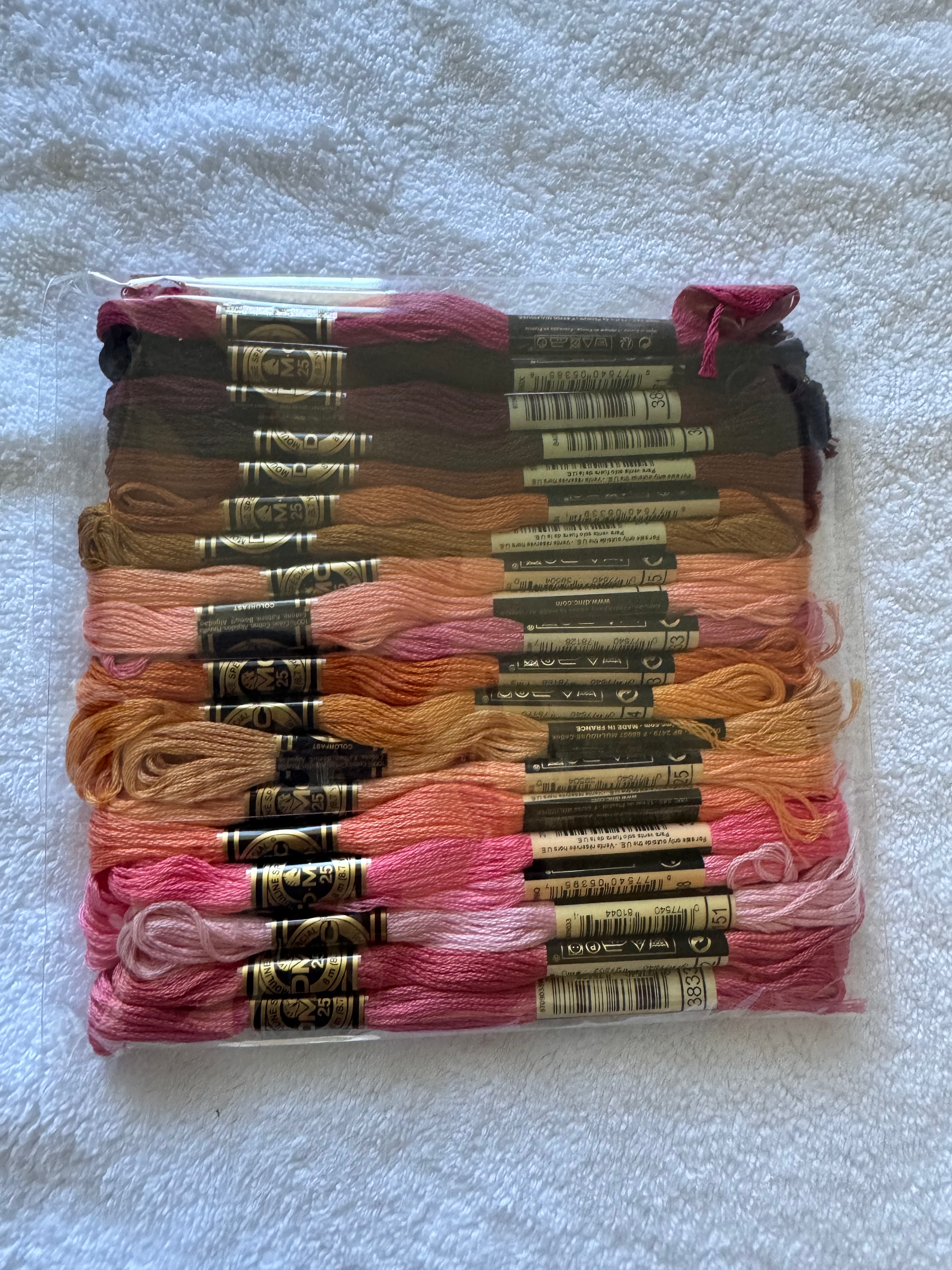 20 Curated DMC Stranded Embroidery Thread