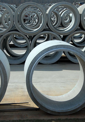 Concrete Pipe Stacks