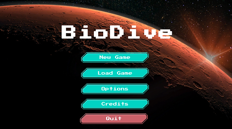 BioDive Title Screen