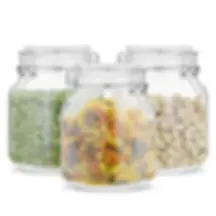 Glass Food Storage Jar