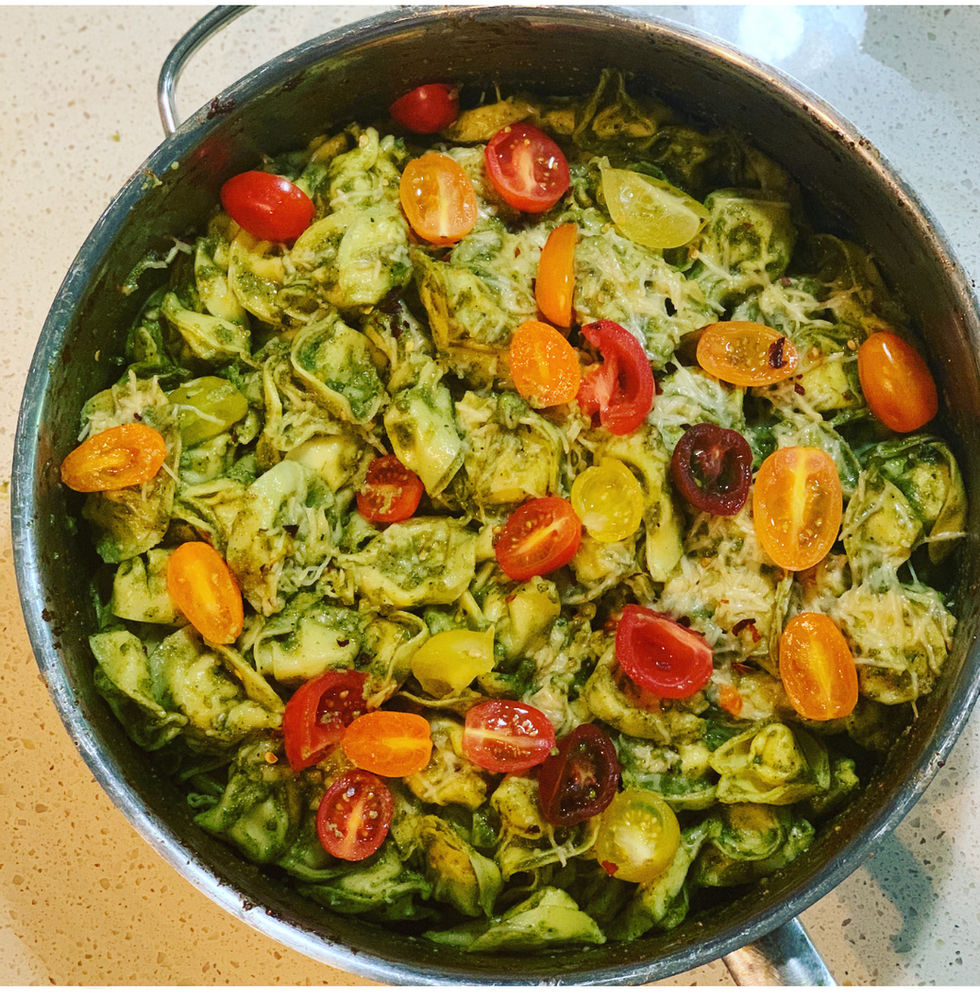 Pesto Alfredo Tortellini Pasta
