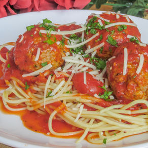 Homemade Spaghetti and Meatballs