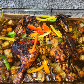 Jerk Spatchcock chicken