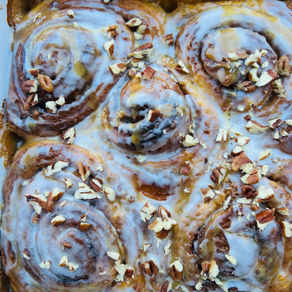 TikTok Cinnamon Rolls -" Sweet Potato "