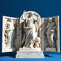 triptych classical greece god goddess monster marble statue.jpg