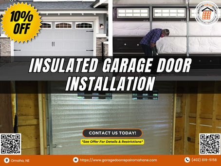 Premium Insulated Garage Door Solutions in Omaha, NE