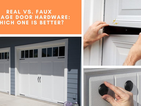 Is Faux Garage Door Hardware Good Enough? A Comparison of Real and Faux Options – Omaha Garage Door Repair