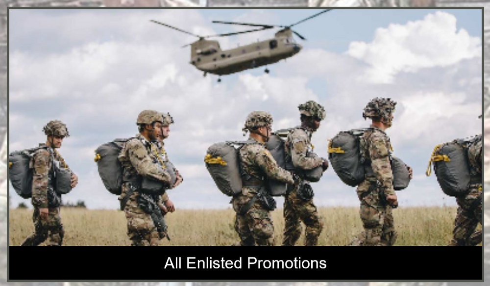 How To Check Army Promotion Point Cutoff list