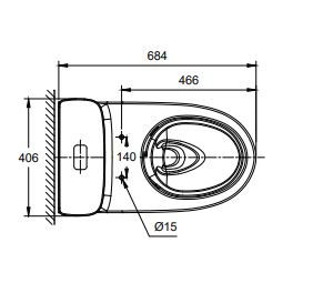 Thumbnail: American Standard Signature Close Coupled WC Bowl CL26225