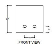 Thumbnail: Valdama Cut Countertop Basin CTL0600A