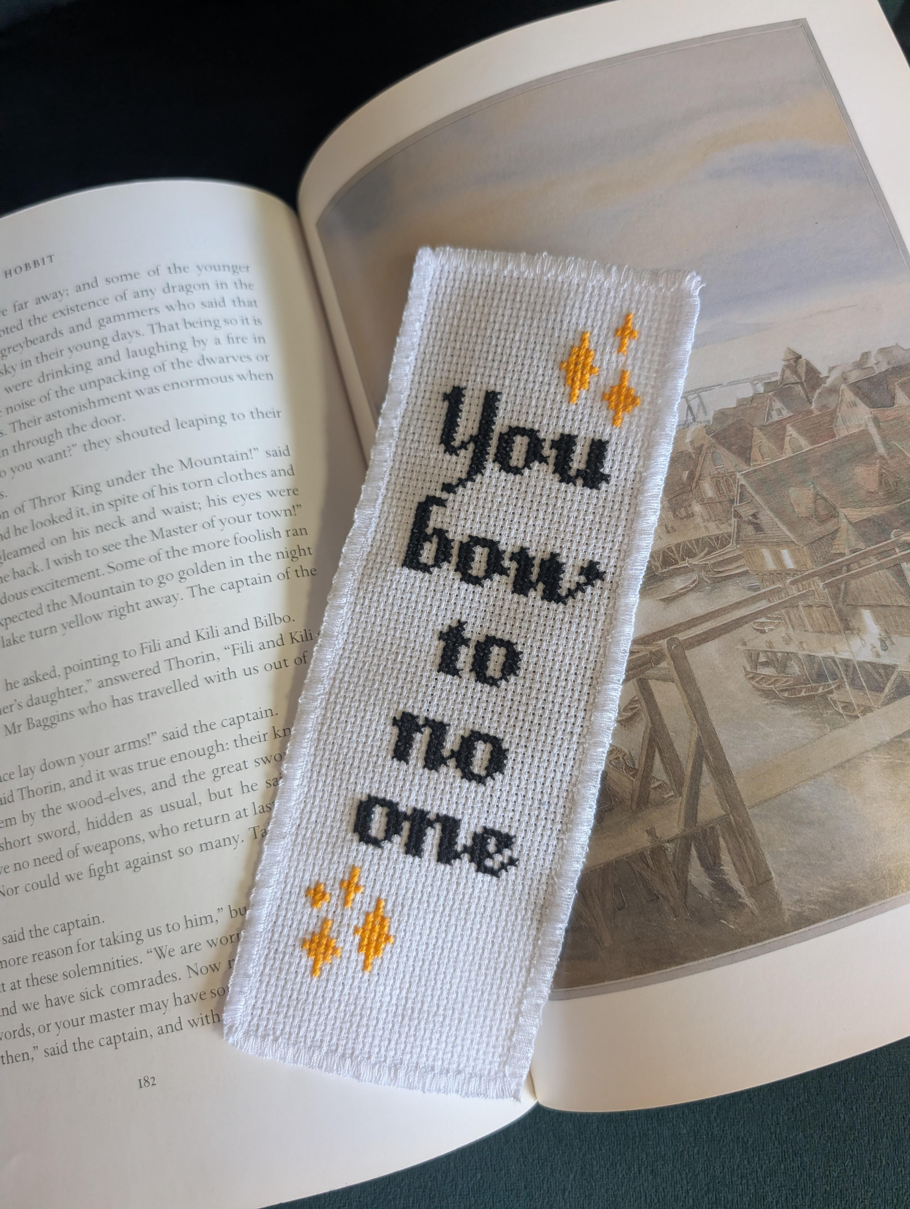 You bow to no one easy bookish BOOKMARK PDF PATTERN