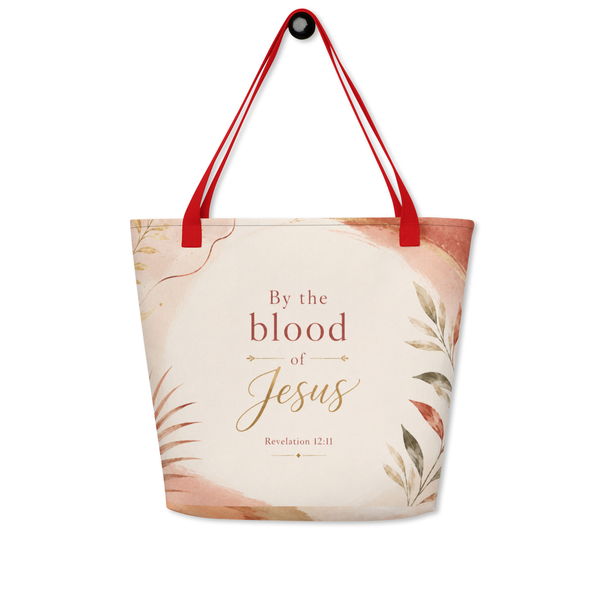 By the Blood of Jesus Tote Bag