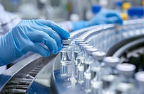 a-skilled-medical-professional-wearing-sterile-gloves-handles-vaccine-vials-on-an-assembly