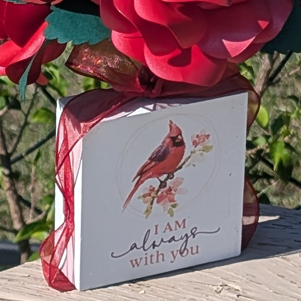Thumbnail: "Always With You" Cardinal and Roses