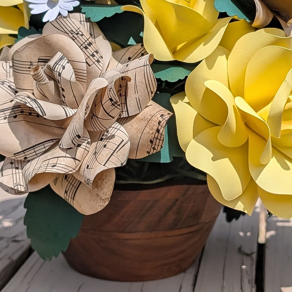 Thumbnail: Sheet Music Roses and Daisies
