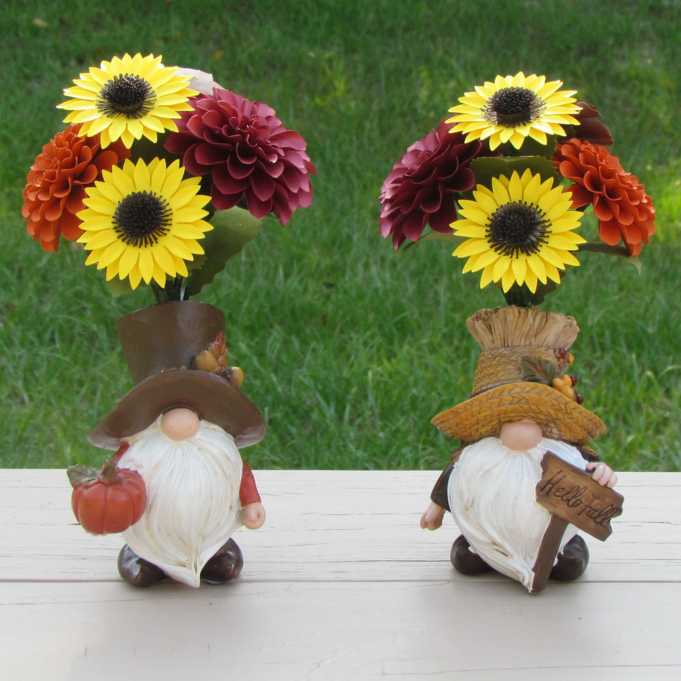 Fall Gnome and Flower Mix
