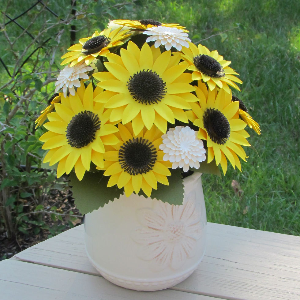 Thumbnail: Sunflowers and Button Mums