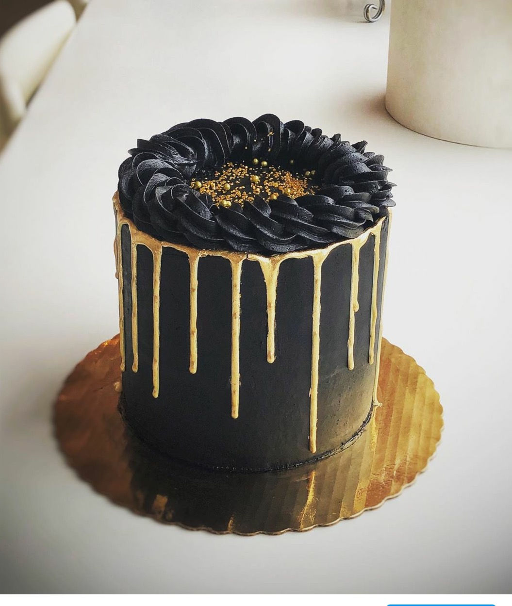 Gold Drip Cake