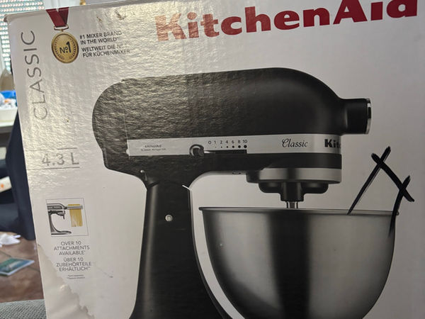 Robot pâtissier KitchenAid Classic 4.3 L Noir Mat