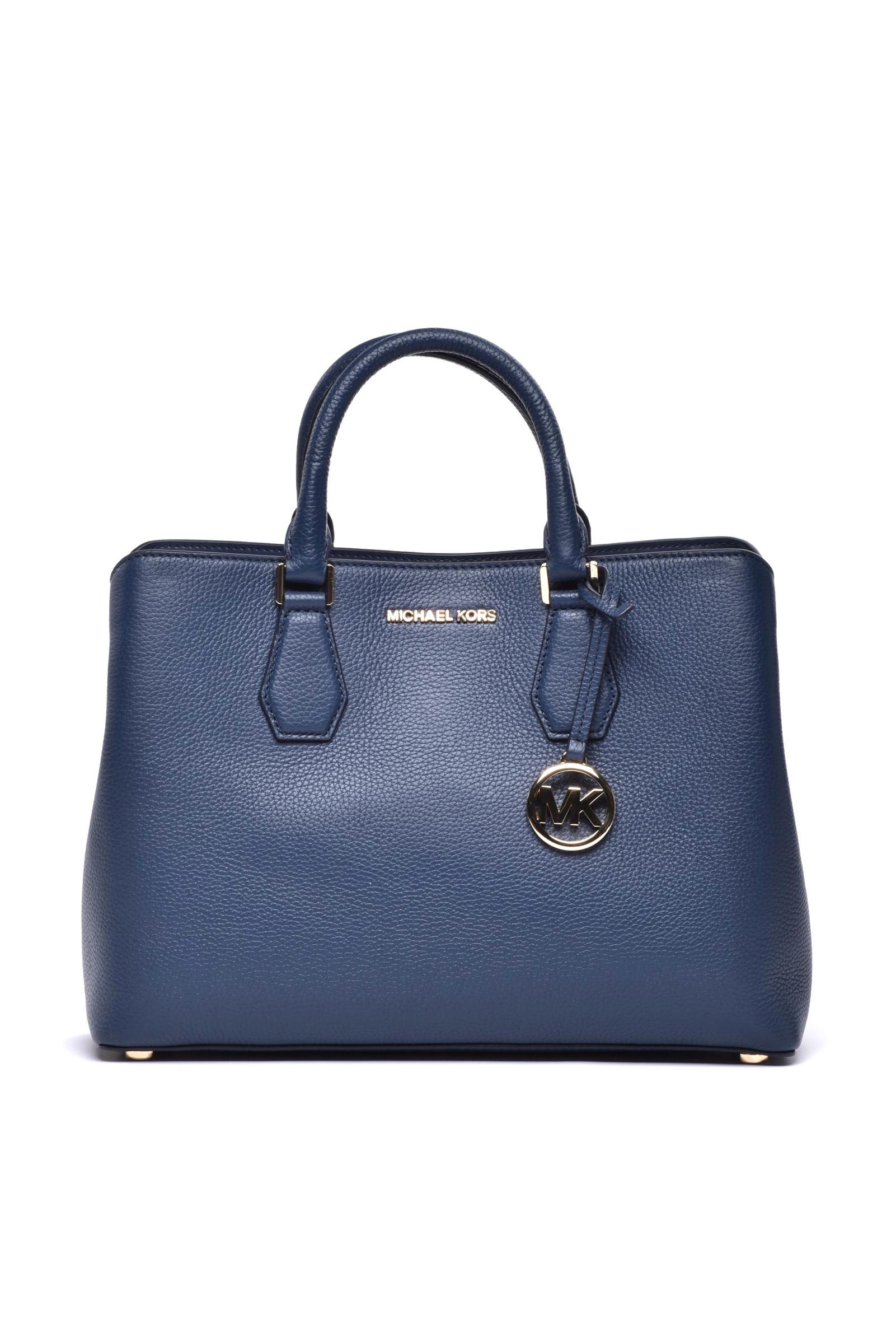 MICHAEL KORS Structured Leather Satchel