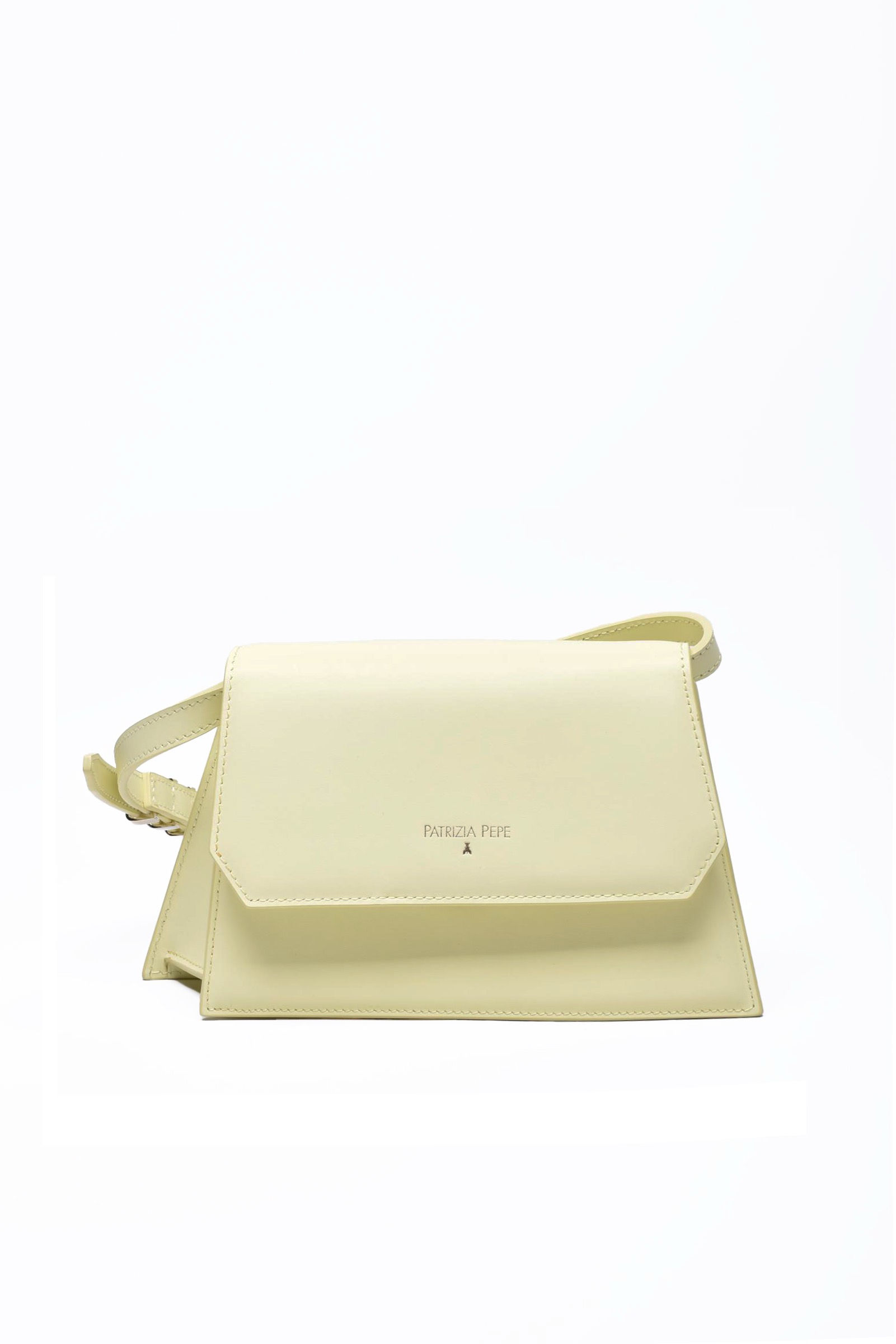 PATRIZIA PEPE Geometric Leather Crossbody Bag