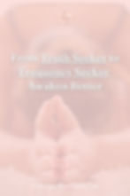 Woman slowing down to raise her frequency 