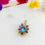 Thumbnail: Swiss Blue Topaz & Tourmalines Sterling Silver Necklace,Ireland