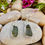 Thumbnail: Genuine Moldavite Sterling Silver Earrings
