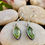 Thumbnail: Peridot Sterling Silver Drop Earrings