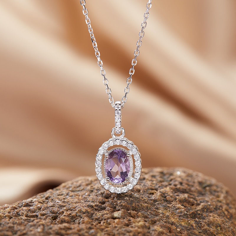 Thumbnail: Multi-Gemstone Sterling Silver Necklace