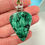 Thumbnail: Genuine Malachite And Peridot Sterling Silver Necklace