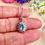 Thumbnail: Blue Topaz (AAAAA) Silver Necklace