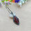 Thumbnail: African Garnet  Marcasite Silver Necklace