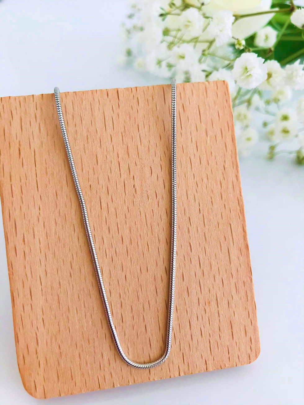 Thumbnail: Sterling Silver Snake Chain