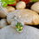 Thumbnail: Dainty peridot  Sterling Silver Necklace ,Irish business, Fast delivery