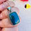 Thumbnail: Peruvian Chrysocolla Silver Necklace-Cushion