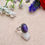 Thumbnail: Charoite Marcasite Silver Ring