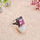 Thumbnail: Pink Zirconia Silver Marcasite Ring