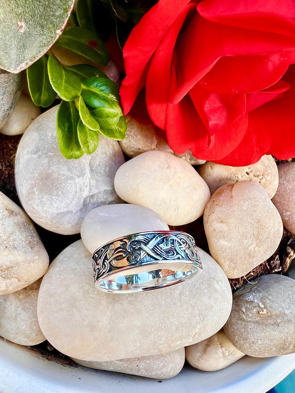 Thumbnail: Snake Unisex Sterling Silver Ring