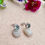 Thumbnail: Blue Topaz set in Silver Earrings