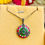 Thumbnail: Green Onyx and Marcasite Necklace