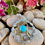 Thumbnail: Turquoise & Moonstone Silver Necklace